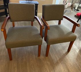 Upholstered Armchair Pair