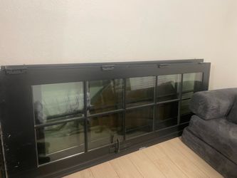 Glass doors