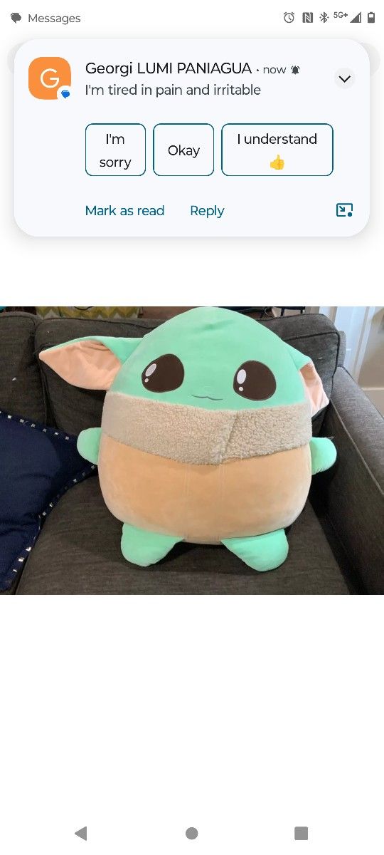 Squishmallow Baby Yoda Star wars GIANT PLUSH