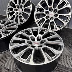 2026 Gmc Denali OEM 22s Wheels. 