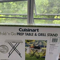 Prep Table And Grill Stand 
