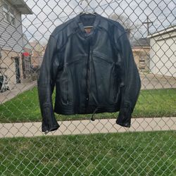 Leather Motorcycle Jacket 