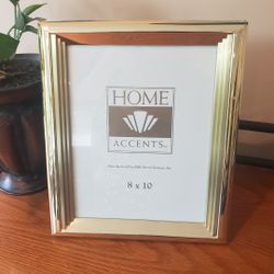 Home Accents Gold 8x10 Photo Frame - Vtg