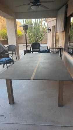 9’ x 5’ Solid Wood Farmhouse Table – Great Outdoor or Indoor Table