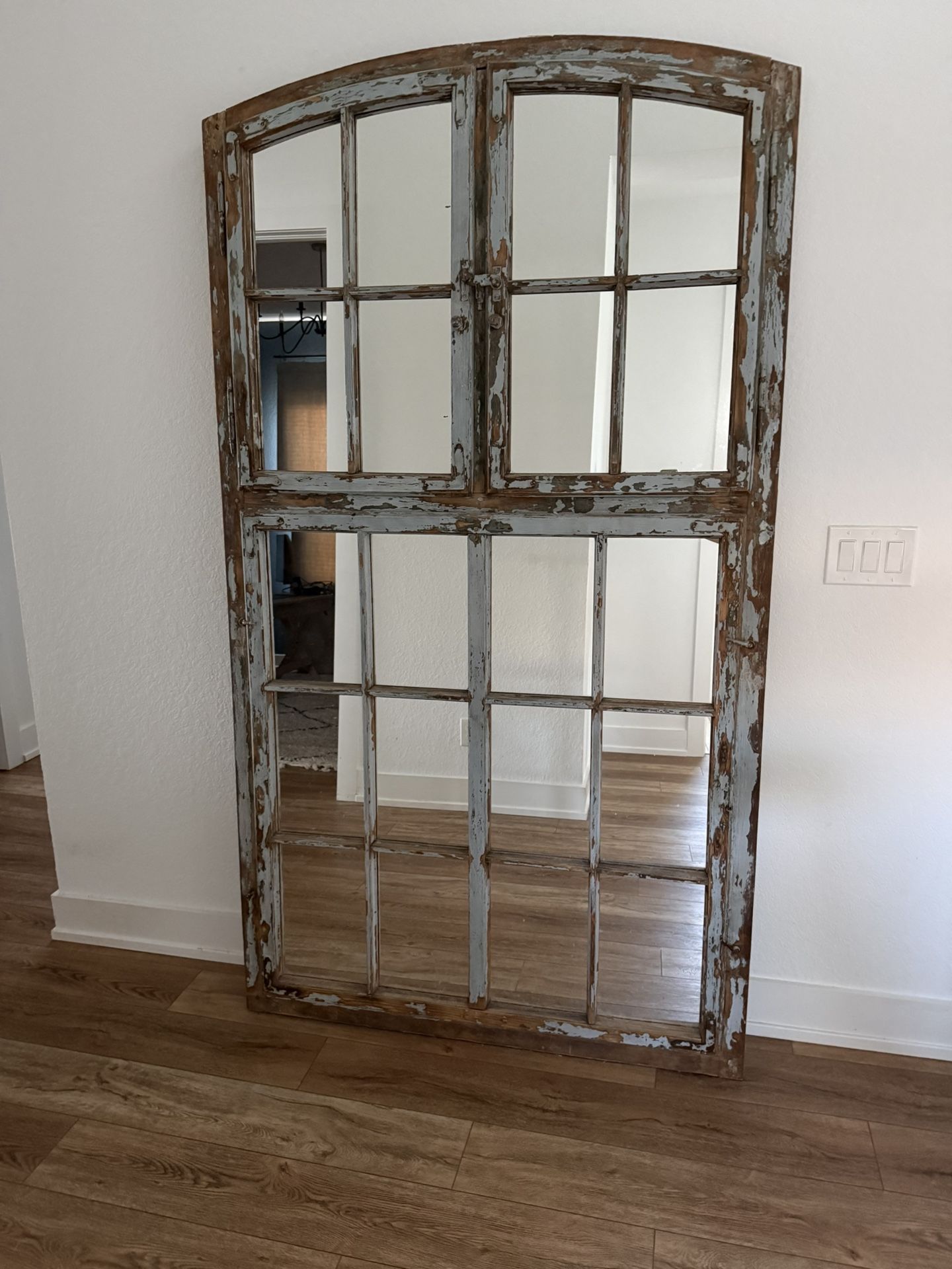 Antique French Doors Mirror