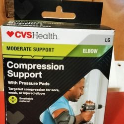 Health Moderate Compression Support Elbow Pads