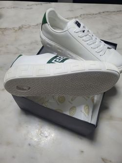 Versace Greca Low-Top Sneakers White Green