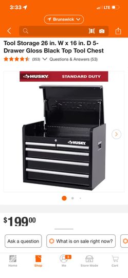 Husky 5 Drawer Tool Chest