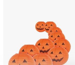 New 10 hanging pumpkin lanterns