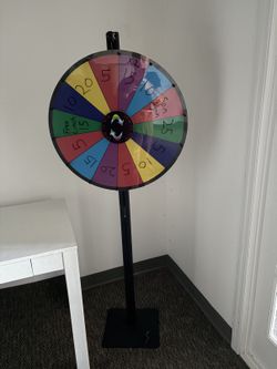 Spin to Win Prize Wheel with Floor Stand