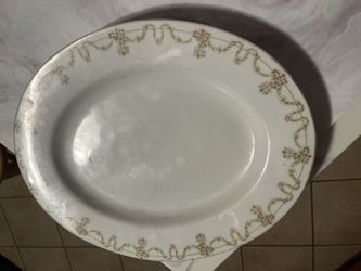 Fine China Oval Plate