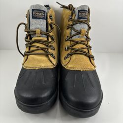 Pendleton Men’s Waterproof Duck Boots Brown Leather Rubber Sole NEW No Box
