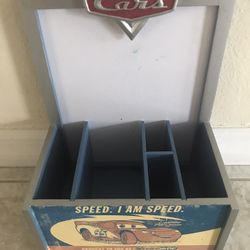 Disney Pixar Cats Wooden Supply Organizer 