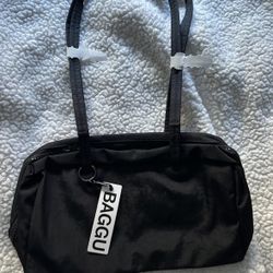 Black Bowler Bag Baggu (regular Size) 