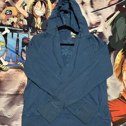 Nike ACG Blue Pullover Hooded Jacket Medium 