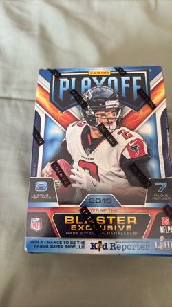 2018 Playoff football card blaster box Factory Sealed