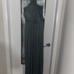 Bridesmaid Dress. Formal. Chiffon. Sage. Versatile. 