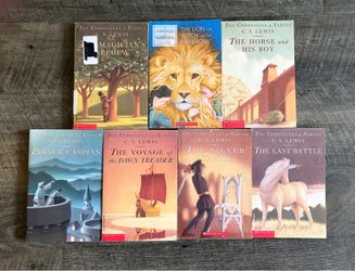 Complete Set of 7 Chronicles of Narnia Books by C.S. Lewis