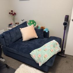 Navy Blue Reading Chair