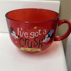 Mickey glass cup mug ☕️ new with tags