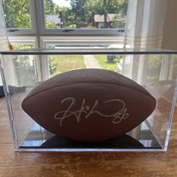 Signed Heinz Ward MVP Football