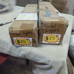 Barrina Grow Light Bulb, 96W(4 x 24W), Full Spectrum 2FT LED Grow Light, V-Shape T8 LED Grow Light Strips, Plant Lights for Indoor Plants, 4-Pack