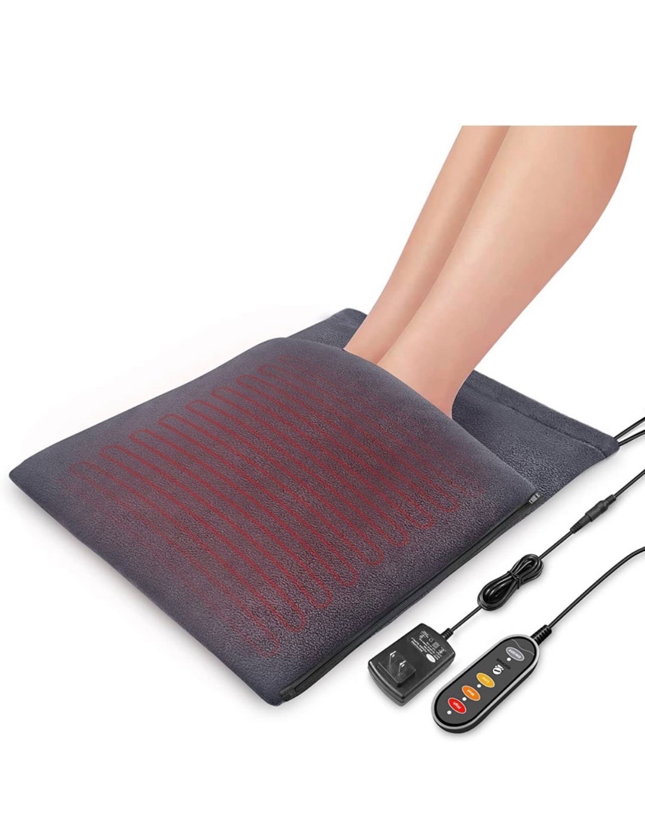 Foot warmer and heating pad 2 in 1