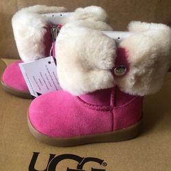 Bulk Wholesale Ugg’s Australia Toddler MALLYA pink boots size 2/3 for 12-18 months 5” bottom