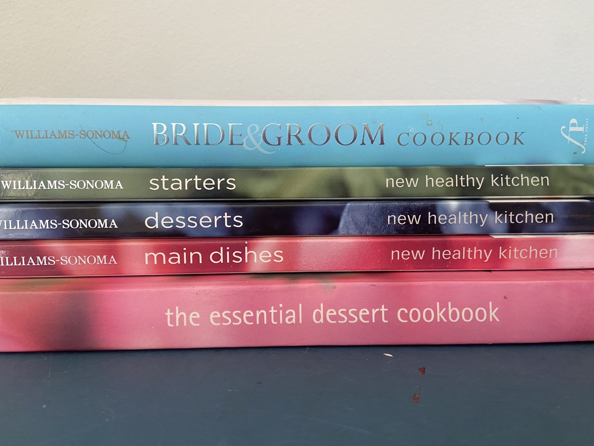 5 Williams Sonoma Cookbooks $20 For All