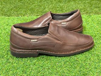 Pikolinos Mens Leather Loafers Slip On Shoes Brown EU 46 US 12.5