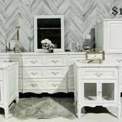 French Provincial Bedroom Set. Dressers