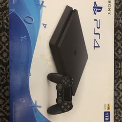 PS4 Slim Jet Black 1TB 