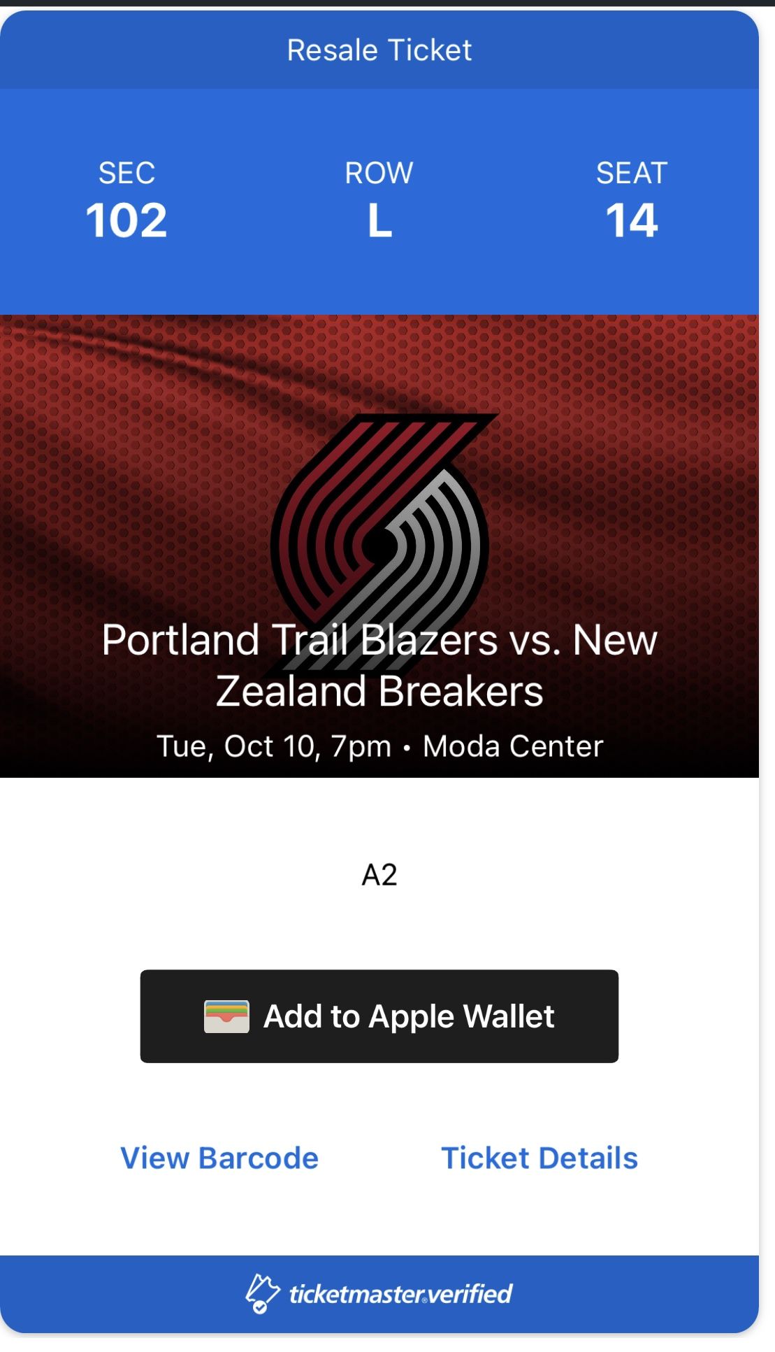Trail Blazers 100 Level