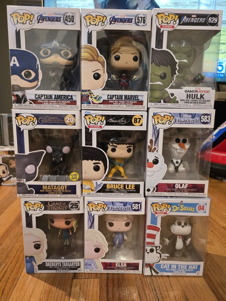 Brand New Assorted Funko Pop