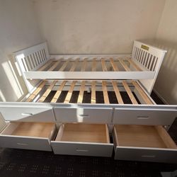 Twin Bed With Trundle And Drawers 2 Manual 699