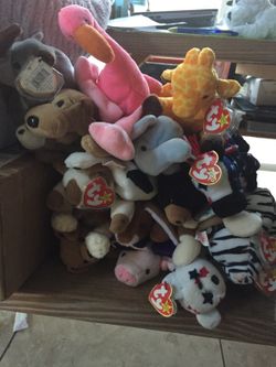 Retired beanie babies