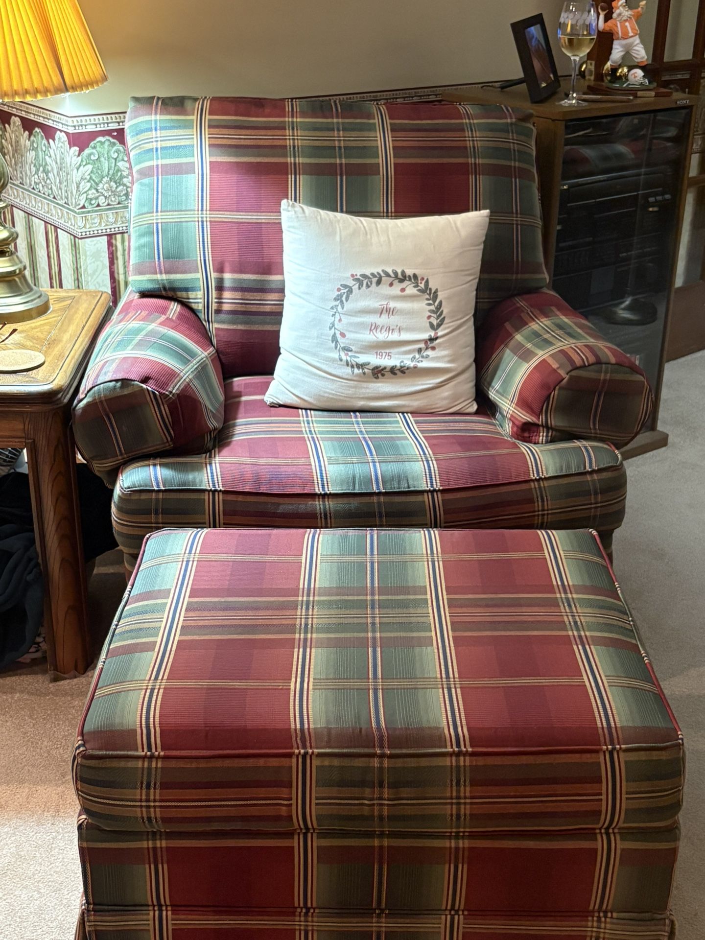Jordan Alexander Sofa And Matching Chair With Ottoman