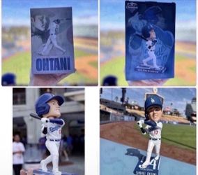 SHOHEI OHTANI BATTING 50/50 BOBBLEHEAD #2  LOS ANGELES DODGERS  SGA 8/27/2025