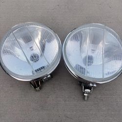 Vintage Bosch 8” Chrome Halogen Fog Lights