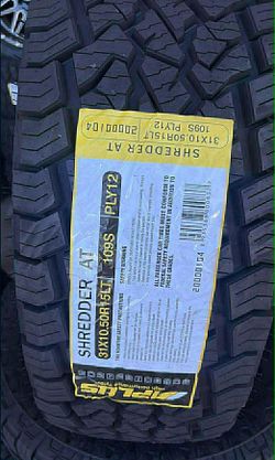 LT 31 1050 15 All Terrain Tires New