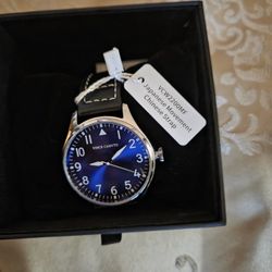Vince camuto aldo blue face men's watch