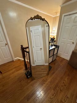 Gold Painted Trim Mirror (Full Length)