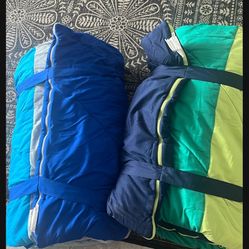 2 Lands End sleeping Bags- Kids Size 