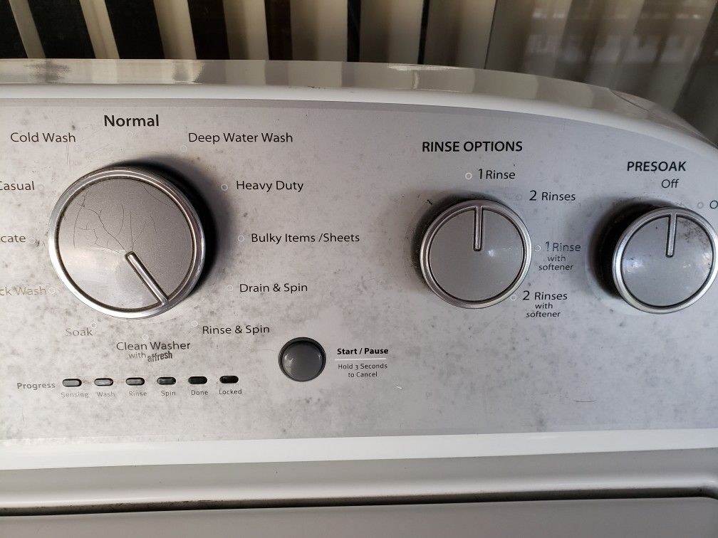 Whirlpool WTW5000DW high efficiency top load, no agitator washer for
