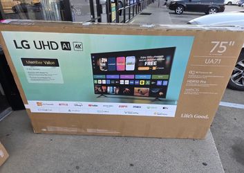 MV 75UA71 75” Lg smart 4k led Uhd tv