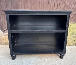 Thomasville Furniture Black Wood Bookcase
