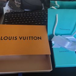 Louis Vuitton and Tiffany & Co Box And Bag