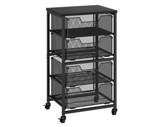 Rolling Cart with Drawers, 4-Drawer（new)