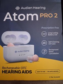 Audien Hearing Atom Pro 2 OTC Hearing Aids
