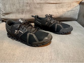 Men’s On Cloudventure Waterproof Trail Running Shoes Size 13 Black - Used